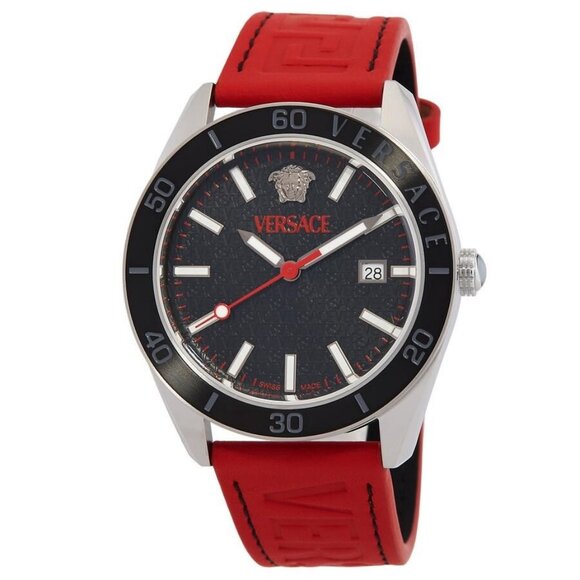 FX02830B NWT Versace Fashion Men's Quartz Steel Authentic Watch - Picture 1 of 3